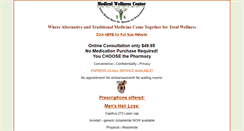 Desktop Screenshot of medicalwellnesscenter.com