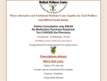 Tablet Screenshot of medicalwellnesscenter.com